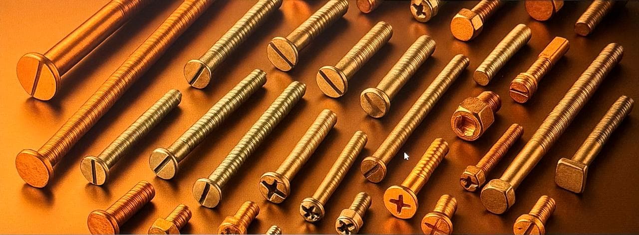 Brass fasteners